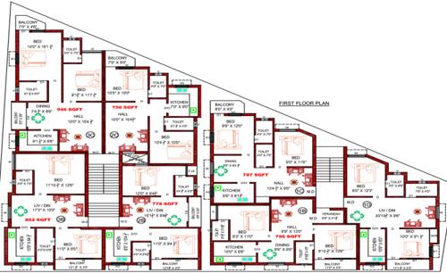 Images for Cluster Plan of Lakshmikantham State Bank Colony