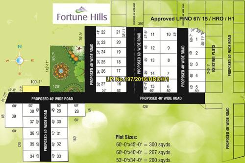  hills Images for Layout Plan of Fortune Hills
