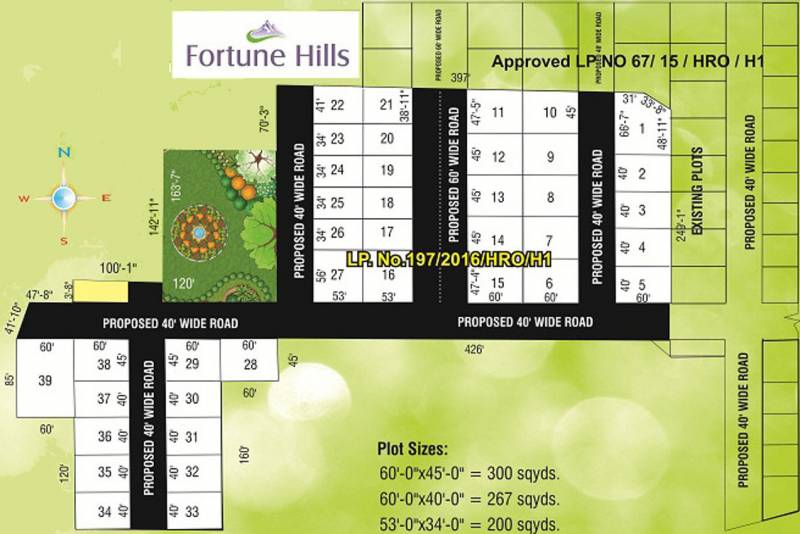  hills Images for Layout Plan of Fortune Hills