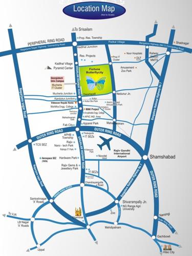  hills Images for Location Plan of Fortune Hills