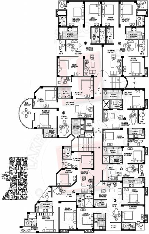 Images for Cluster Plan of Lakhan Residency