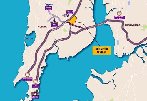  chembur-central Images for Location Plan of Xrbia Chembur Central