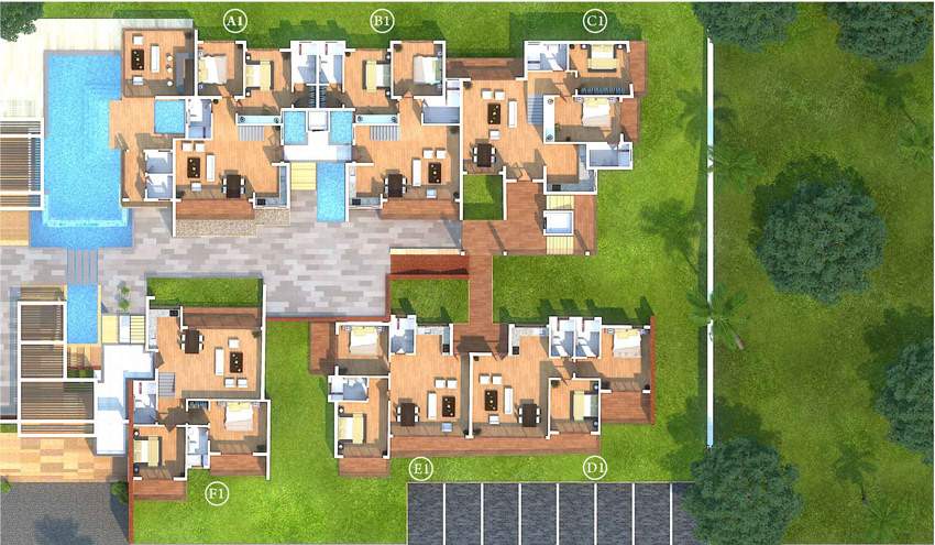 Images for Cluster Plan of Vianaar El Reino Apartments