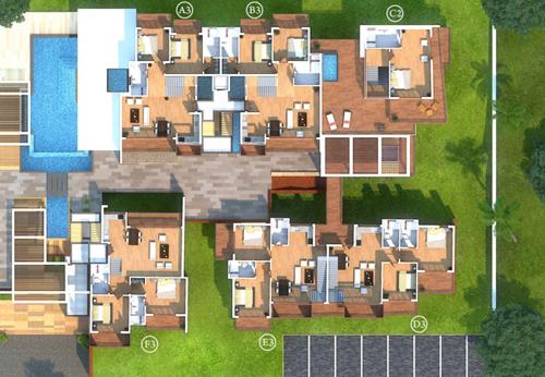 Images for Cluster Plan of Vianaar El Reino Apartments