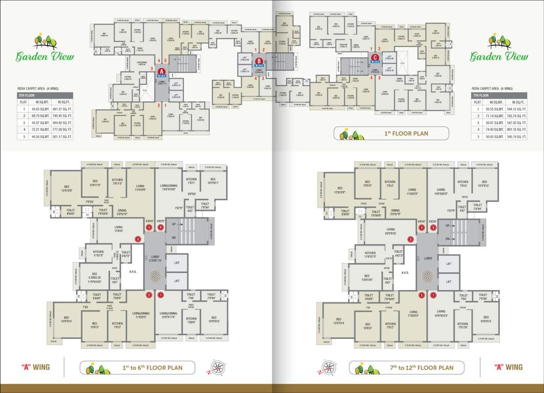  garden view Garden View Cluster Plan