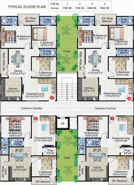 Images for Cluster Plan of Shubham Builders and Developers Shubham Majestic