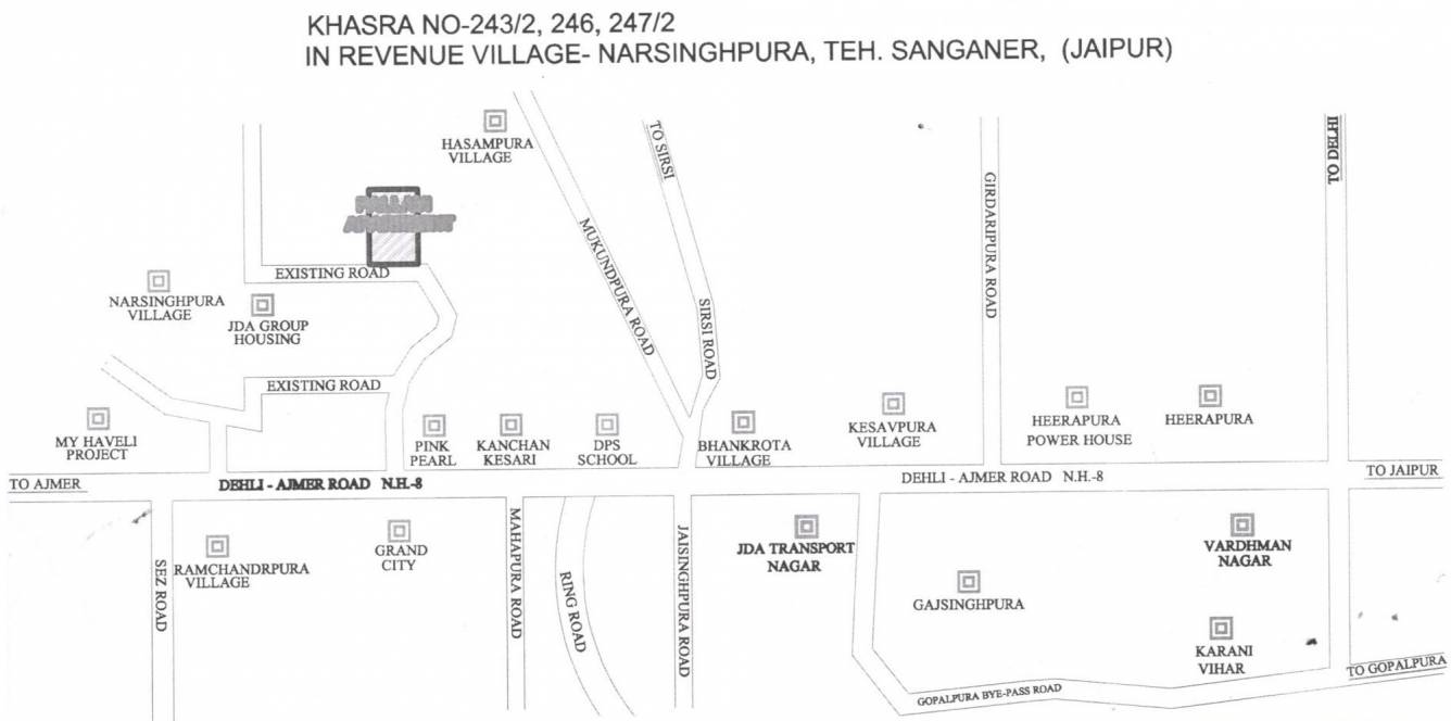 Images for Location Plan of AKG Pallavi Residency