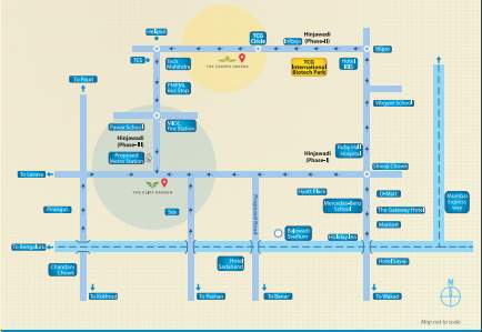  the cliff garden apartments Location Plan