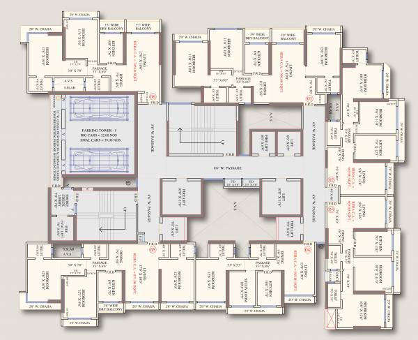 Tower 1 Cluster Plan rock-highland Tower 1 Cluster Plan