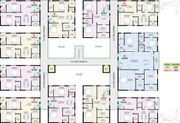 Images for Cluster Plan of Mourya Nivas