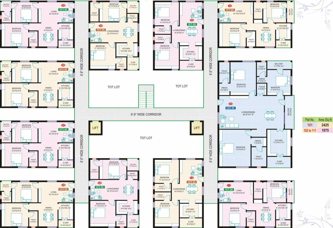 Images for Cluster Plan of Mourya Nivas