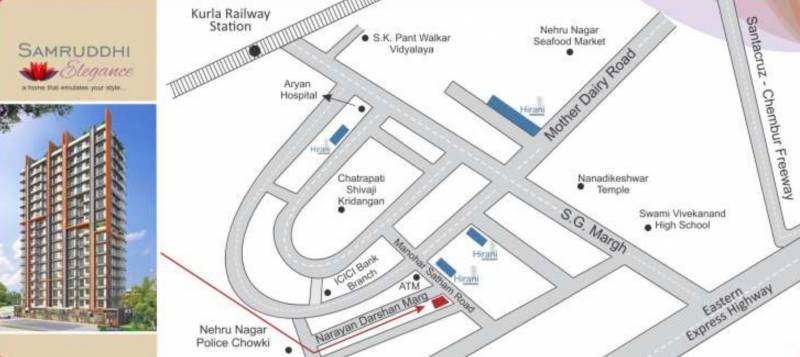 Images for Location Plan of Hirani Samruddhi CHS