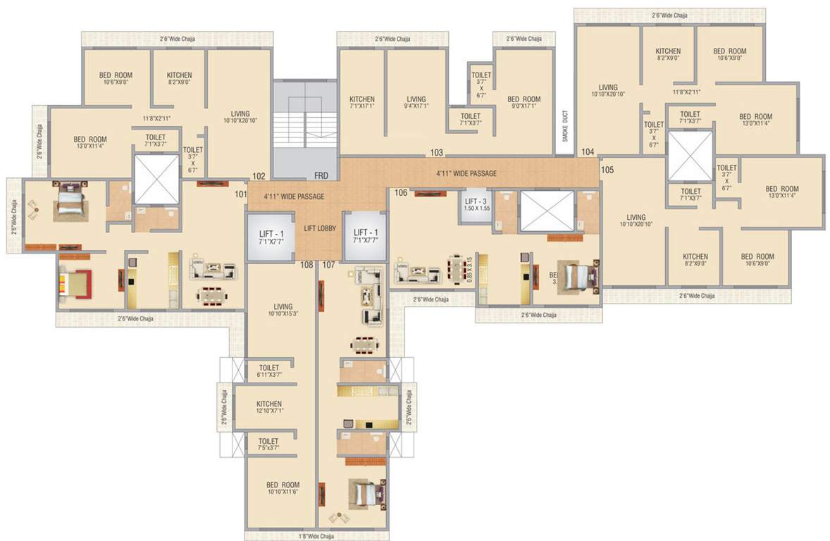 Images for Cluster Plan of Hirani Swanand Bldg No 33