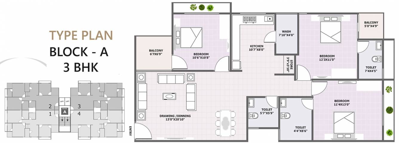 Images for Cluster Plan of Golden Swarnim Stone