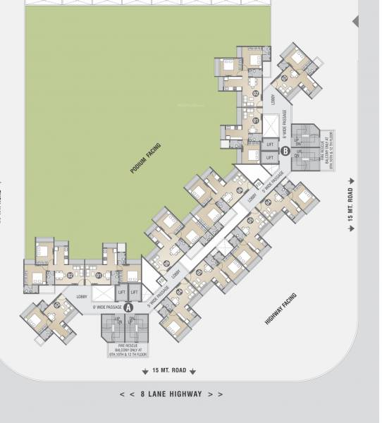  luxuria TRICITY LUXURIA Cluster Plan