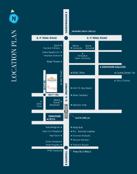  swarnim bungalows Location Plan