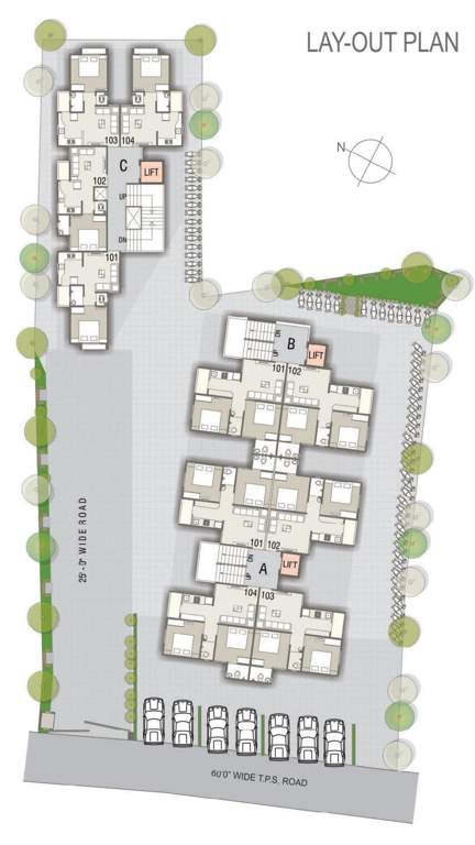  residency Images for Layout Plan of Shivam Shivam Residency