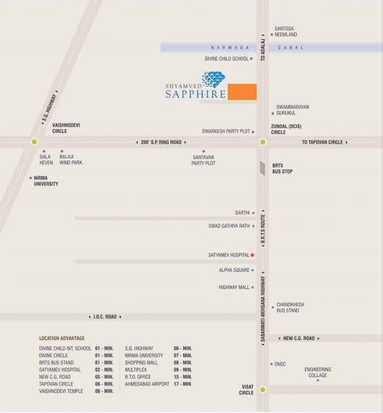  shyamved-sapphire Images for locationPlan