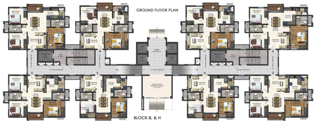 Images for Cluster Plan of Aparna Sarovar Zenith