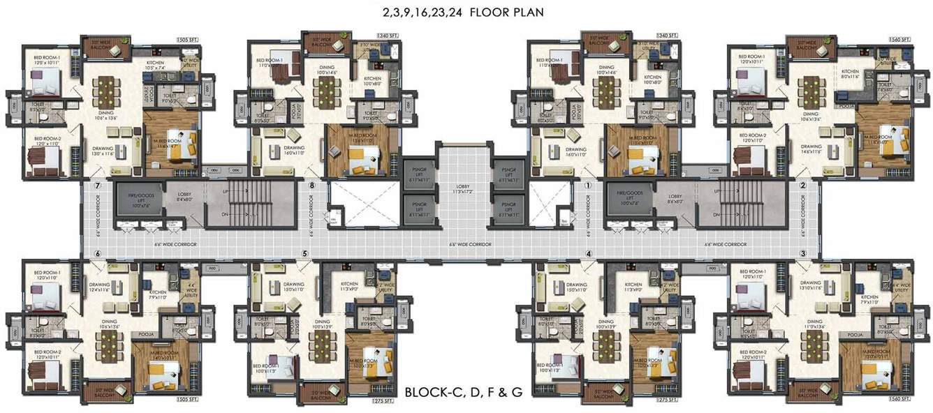Images for Cluster Plan of Aparna Sarovar Zenith