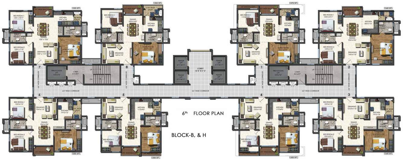 Images for Cluster Plan of Aparna Sarovar Zenith