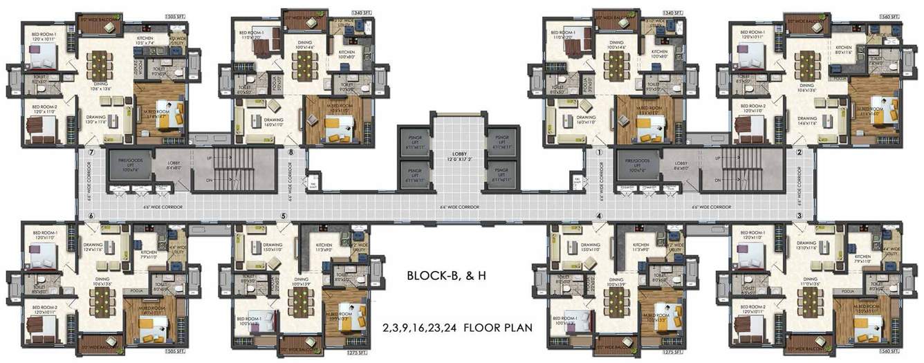 Images for Cluster Plan of Aparna Sarovar Zenith