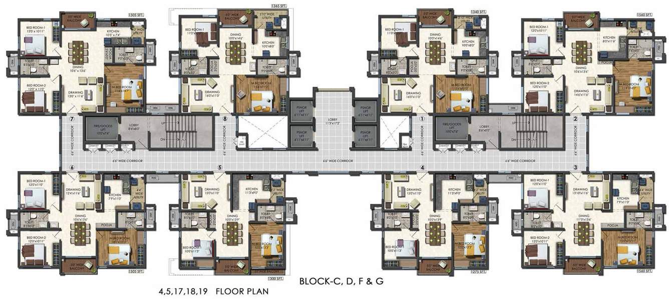 Images for Cluster Plan of Aparna Sarovar Zenith