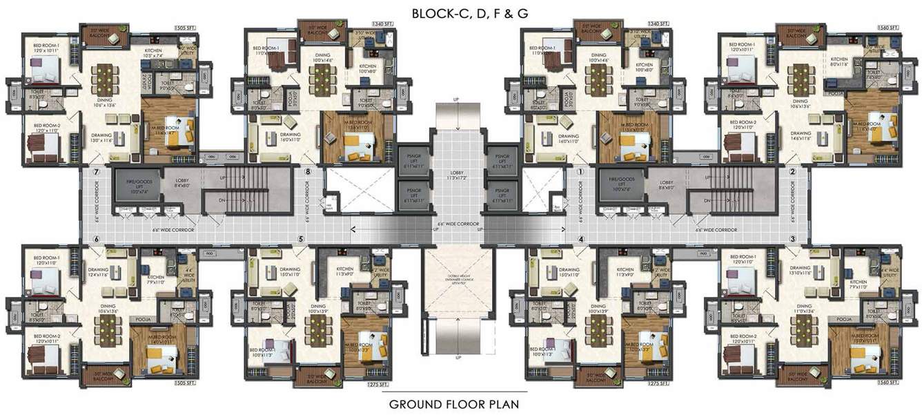 Images for Cluster Plan of Aparna Sarovar Zenith