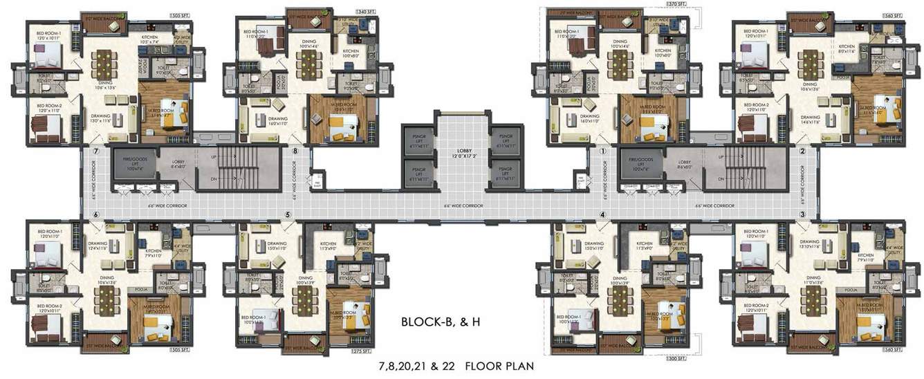 Images for Cluster Plan of Aparna Sarovar Zenith