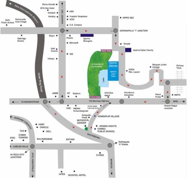  sarovar-zenith Location Plan