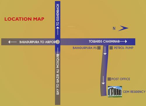  residency Images for Location Plan of Gem Residency