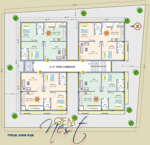  nest Images for Cluster Plan of Gem Nest