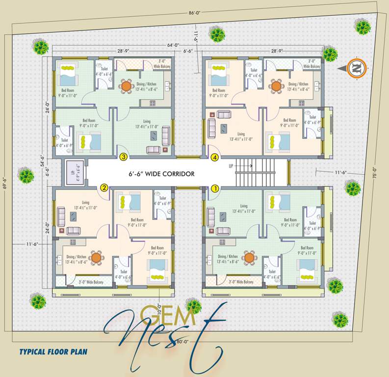  nest Images for Cluster Plan of Gem Nest