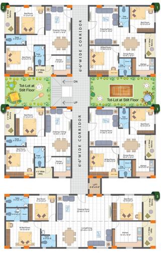 Images for Cluster Plan of Sri Lakshmi Constructions Shree Yash Towers