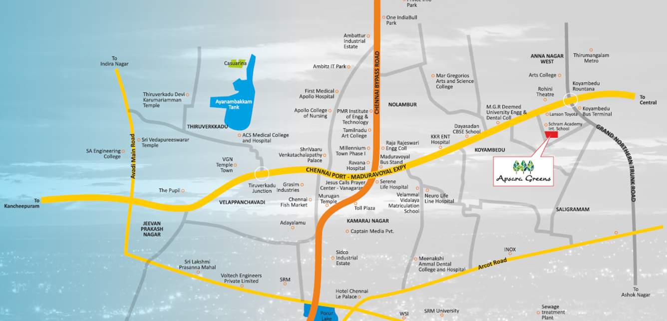 apsara greens Images for Location Plan of SB Apsara Greens