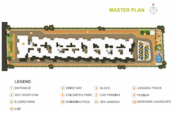 Master Plan apsara-greens Master Plan