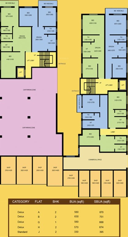 Images for Cluster Plan of Karunamoyee Kalpavriksha