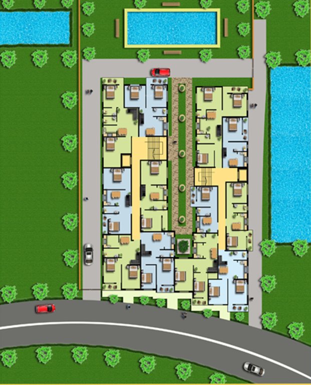 Images for Layout Plan of Karunamoyee Kalpavriksha