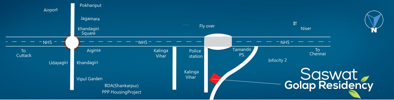 Images for Location Plan of Saswat Golap Residency