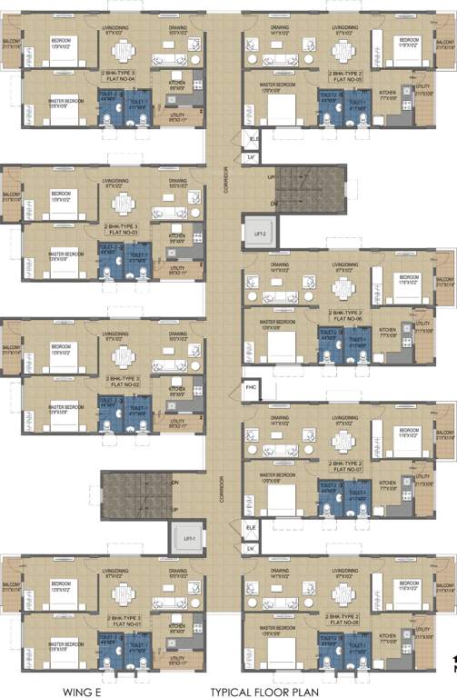  greenview apartments Images for Cluster Plan of Ramky Greenview Apartments