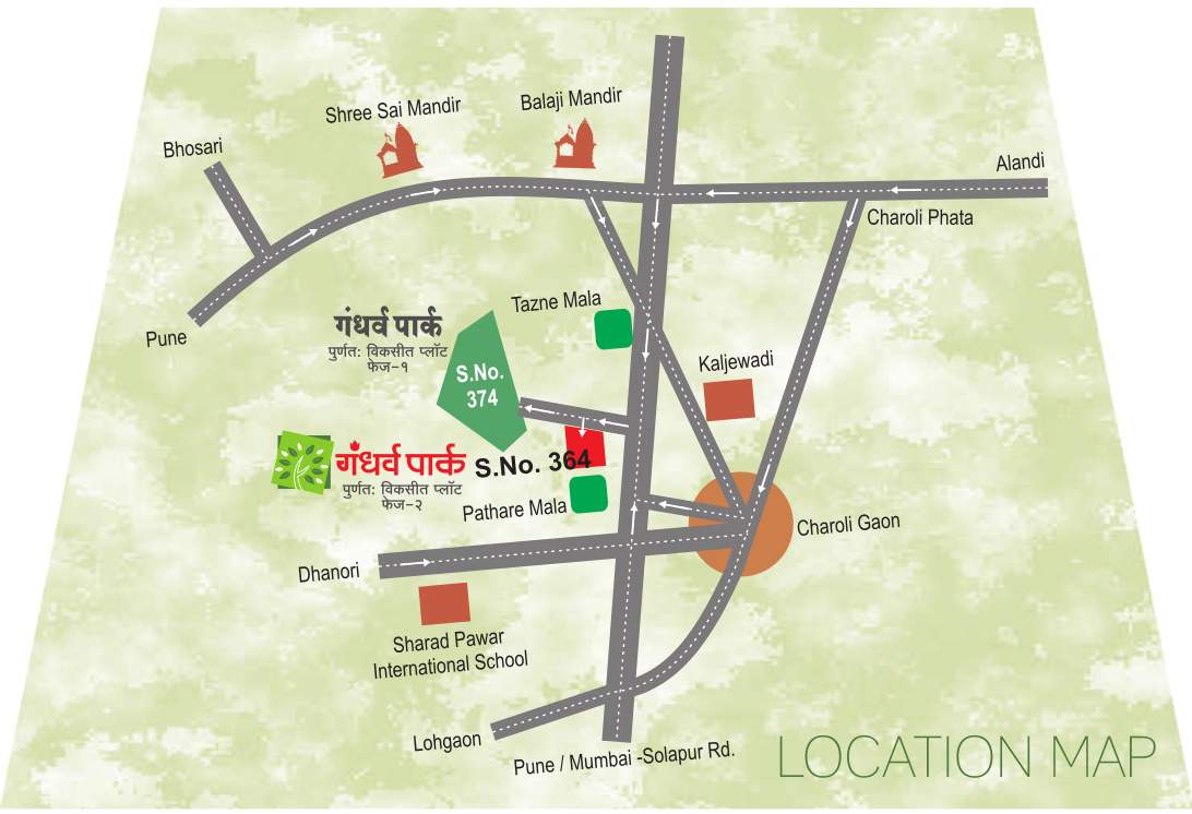  gandharva park Images for Location Plan of Yogesh Gandharva Park