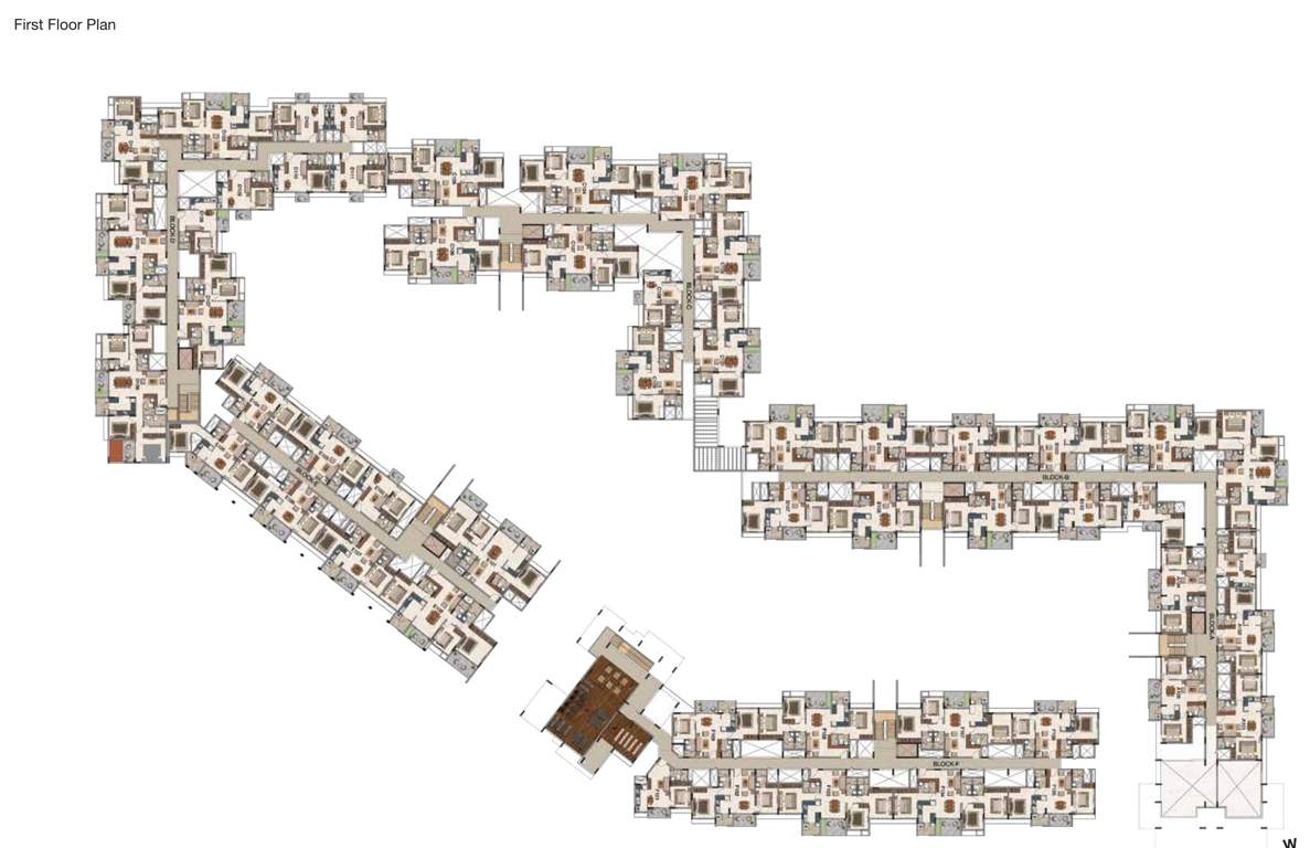 royce Block A To F Cluster Plan For 1st Floor