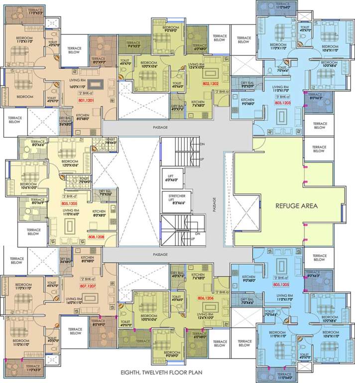 Images for Cluster Plan of Kundan Freshia Apartments