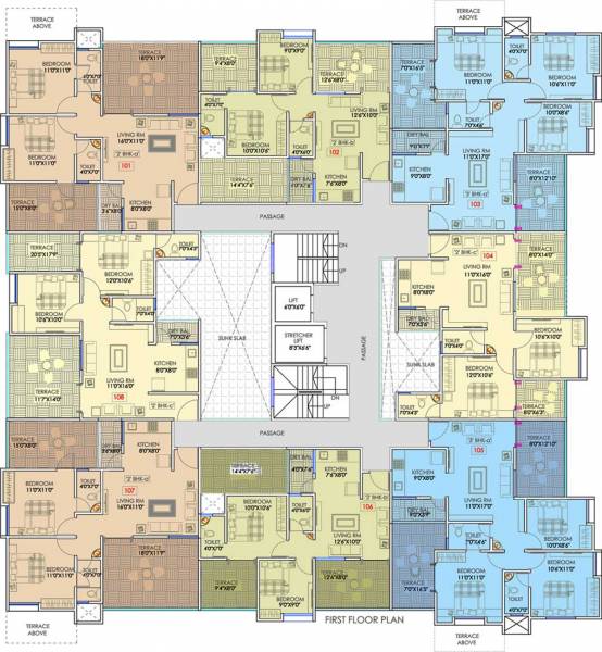 Images for Cluster Plan of Kundan Freshia Apartments