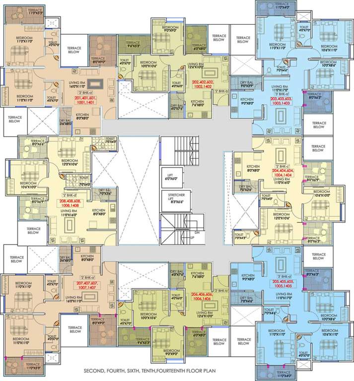Images for Cluster Plan of Kundan Freshia Apartments