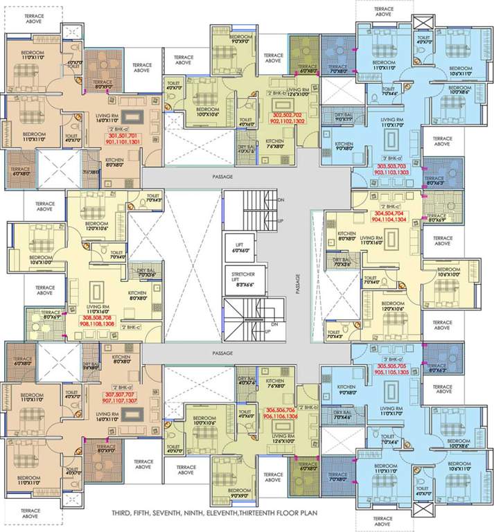 Images for Cluster Plan of Kundan Freshia Apartments