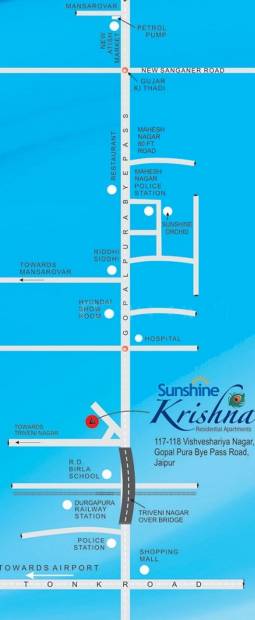 Images for Location Plan of Dhanuka Sunshine Krishna