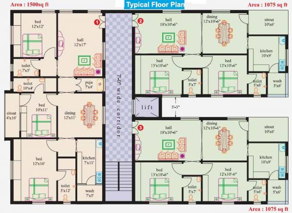 Images for Cluster Plan of Kallam Sruthi Kallam Homes
