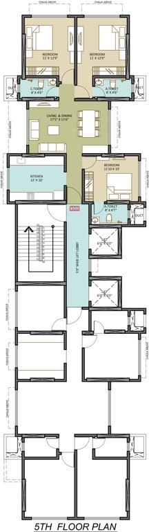 Images for Cluster Plan of Dhoot Adi Residency Shree Adi House CHSL