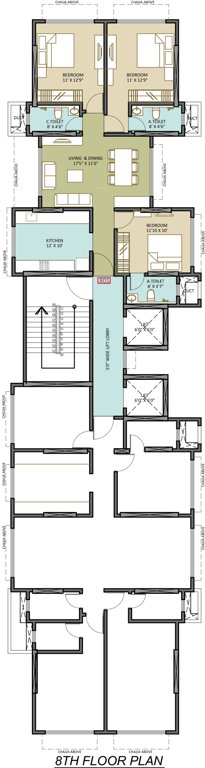Images for Cluster Plan of Dhoot Adi Residency Shree Adi House CHSL